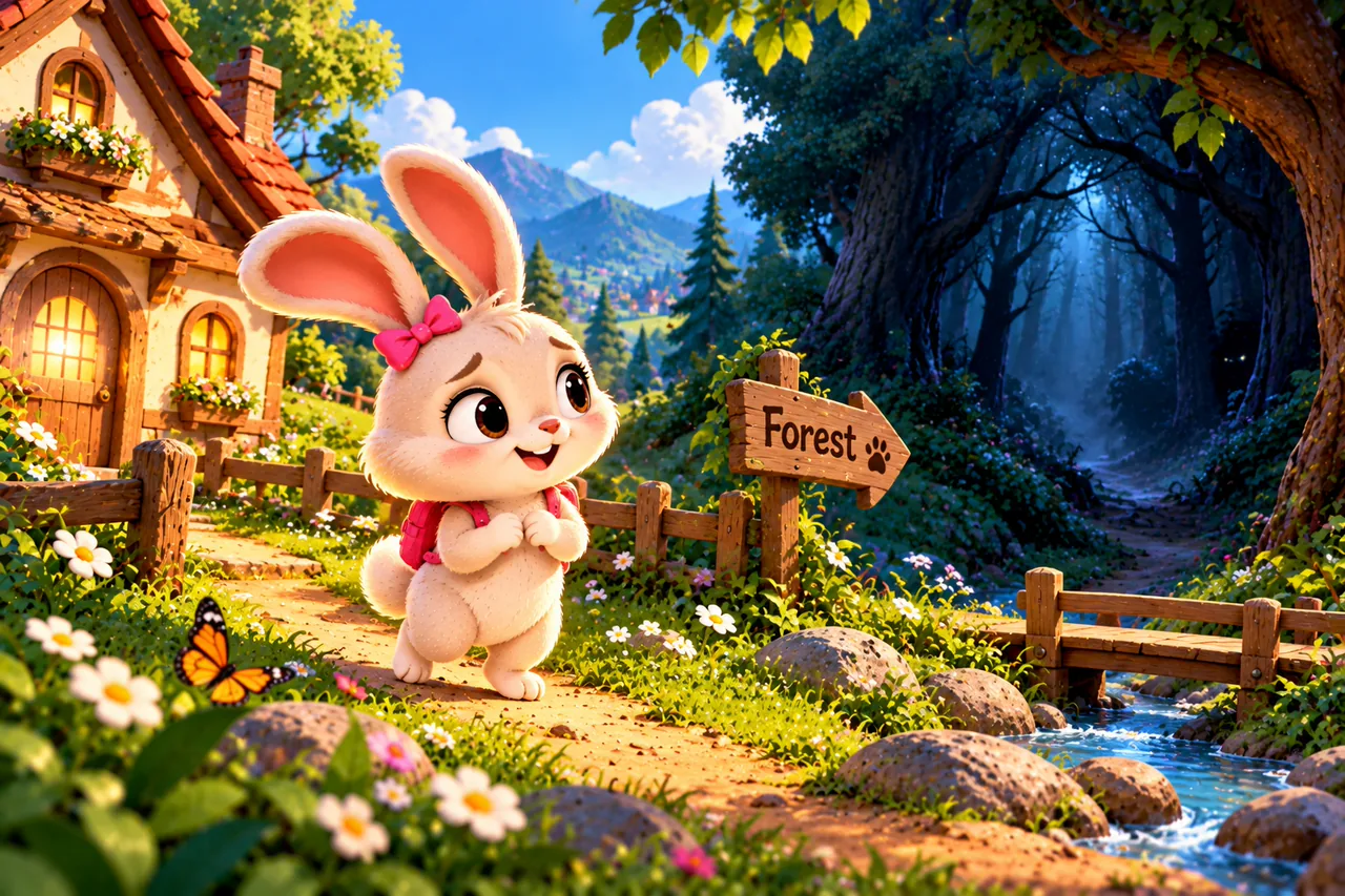 đ° The Little Rabbit and the Dark Forest đ â Page 1
